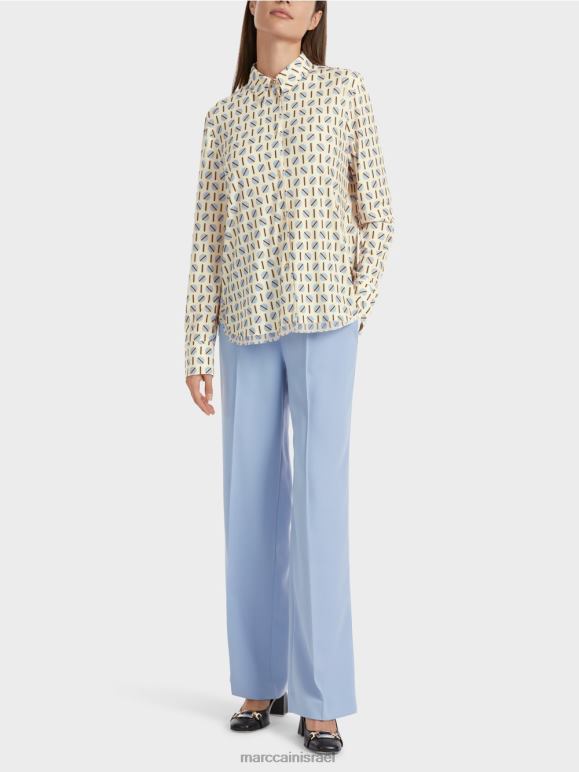 שמנת כהה Marc Cain חולצה מודפסת הַלבָּשָׁה 62FRR852