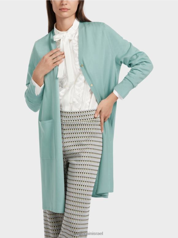 צבע קרם Marc Cain חולצה אלגנטית עם רקמה הַלבָּשָׁה 62FRR878