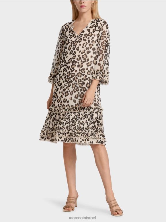 שָׁחוֹר Marc Cain שמלה קצרה עם קפלים הַלבָּשָׁה 62FRR94