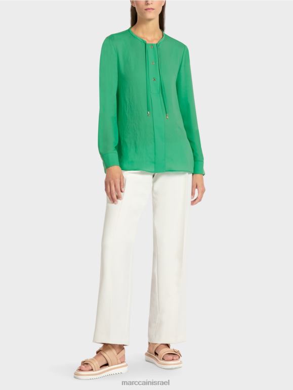 ירקן בהיר Marc Cain חולצה "לחשוב מחדש ביחד". הַלבָּשָׁה 62FRR970