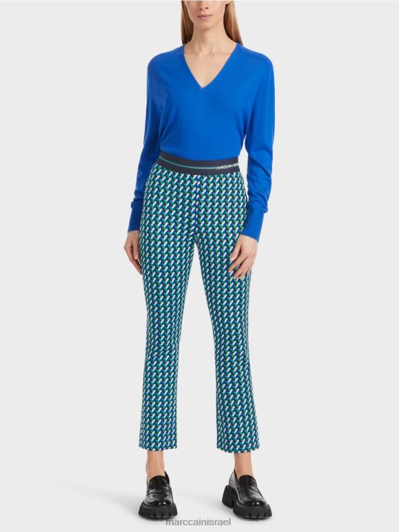 אֵימָל Marc Cain מכנסיים צרים ברגליים ישרות של fengyi הַלבָּשָׁה 62FRR542