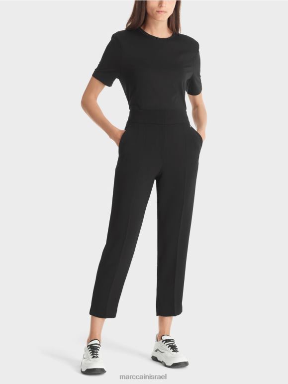 שָׁחוֹר Marc Cain מכנסי ferrol בגזרה נשית הַלבָּשָׁה 62FRR576