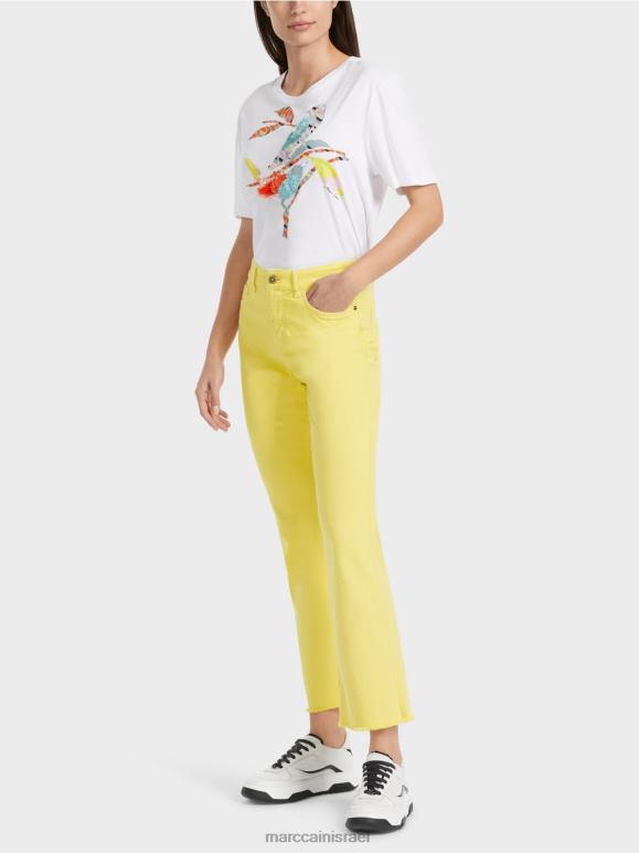 לימון רך Marc Cain "לחשוב מחדש ביחד" מכנסיים forli הַלבָּשָׁה 62FRR789