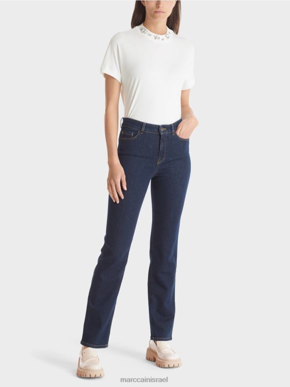 אינדיגו וינטג' Marc Cain fyli "לחשוב מחדש ביחד" ג'ינס הַלבָּשָׁה 62FRR767