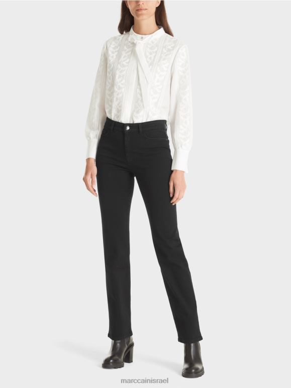 שָׁחוֹר Marc Cain fyli "לחשוב מחדש ביחד" ג'ינס הַלבָּשָׁה 62FRR772