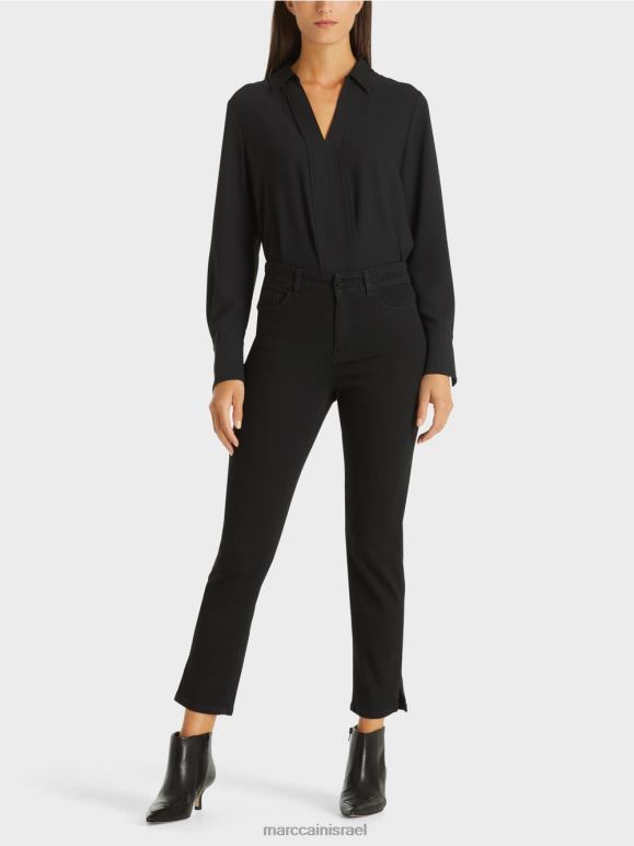 שָׁחוֹר Marc Cain ג'ינס של silea "לחשוב מחדש ביחד". הַלבָּשָׁה 62FRR819