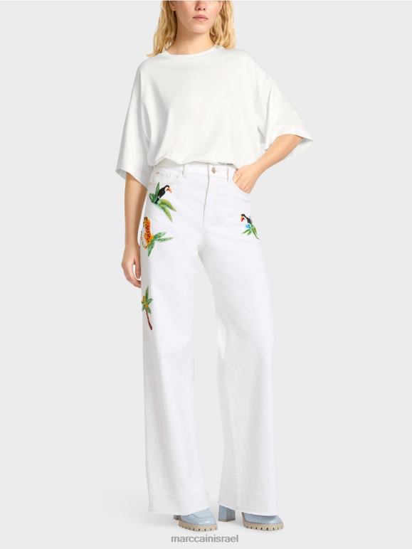 צבע קרם Marc Cain ג'ינס של warri "לחשוב מחדש ביחד". הַלבָּשָׁה 62FRR800