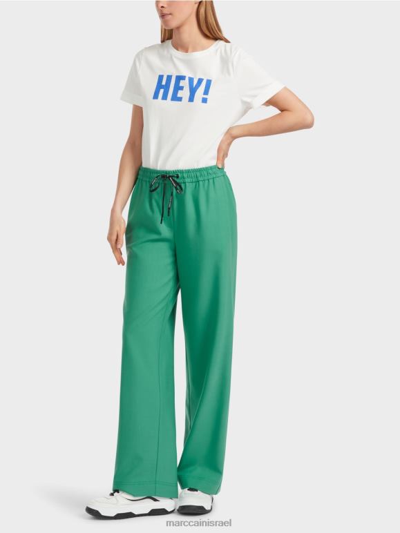 אֵימָל Marc Cain מכנסיים רחבים של welby עם שרוך המותניים הַלבָּשָׁה 62FRR525