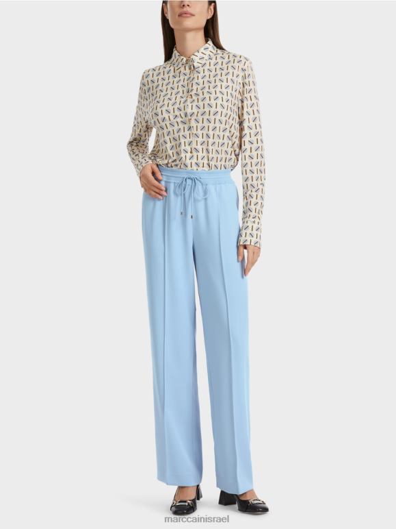 שמי קיץ כהים Marc Cain מכנס רגל ישר welby הַלבָּשָׁה 62FRR550