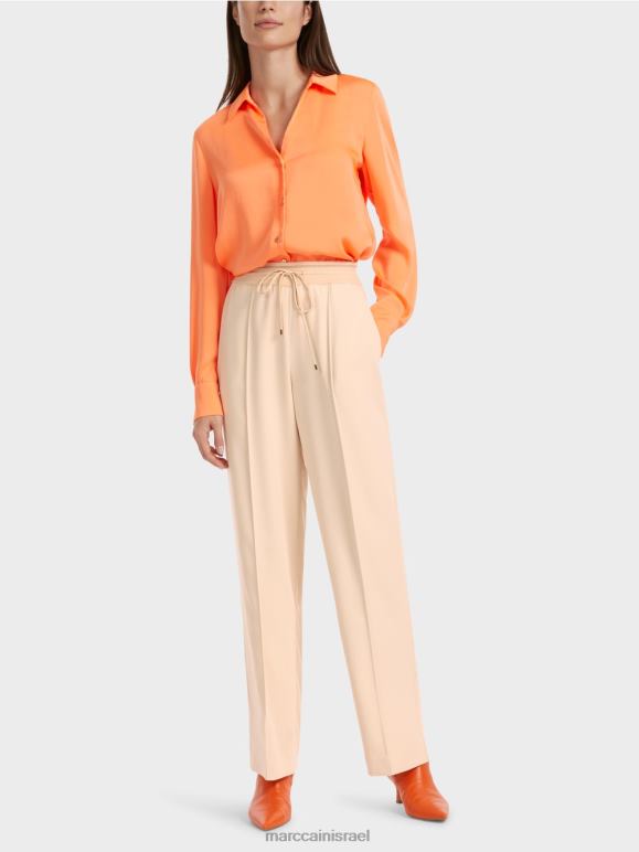 שמנת כהה Marc Cain מכנס רגל ישר welby הַלבָּשָׁה 62FRR551