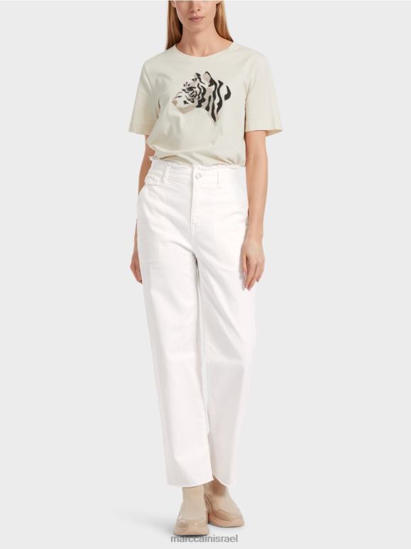 צבע קרם Marc Cain ג'ינס של wuhai "לחשוב מחדש ביחד". הַלבָּשָׁה 62FRR753